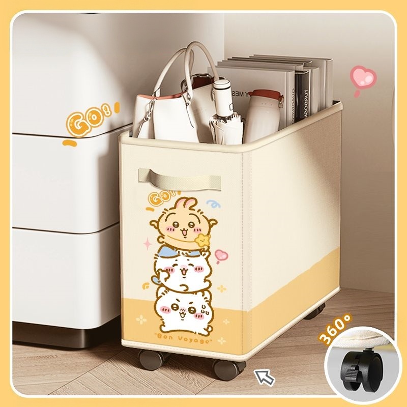 チイカワ、ハチワレ、ウサギのかわいい漫画柄ローリング収納カー - Home Edit Bathroom Storage のレビューと価格