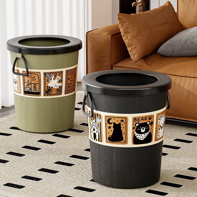 ヴィンテージスタイルの大型ゴミ箱、高級感のあるデザイン、寝室 - Home Essentials Bathroom Storage のレビューと価格