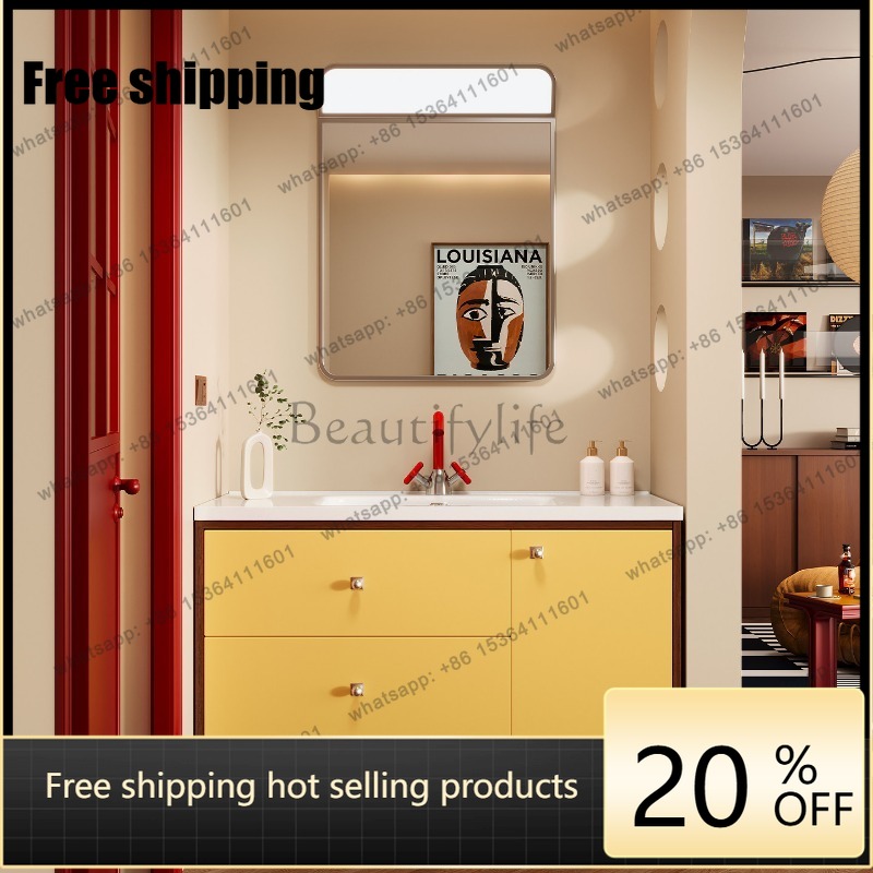 LJY シンクウォールバスルームキャビネットガジェットクロー - Home Bathroom Vanity Combo のレビューと価格