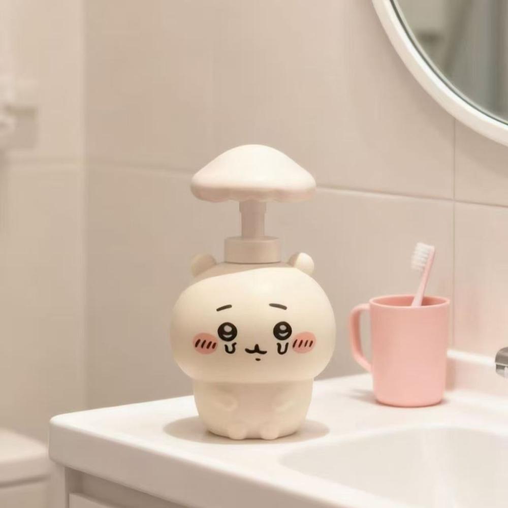 かわいい「はちわらちいかわ」デザインのディスペンサーボトル。 - Home Edit Bathroom Storage のレビューと価格