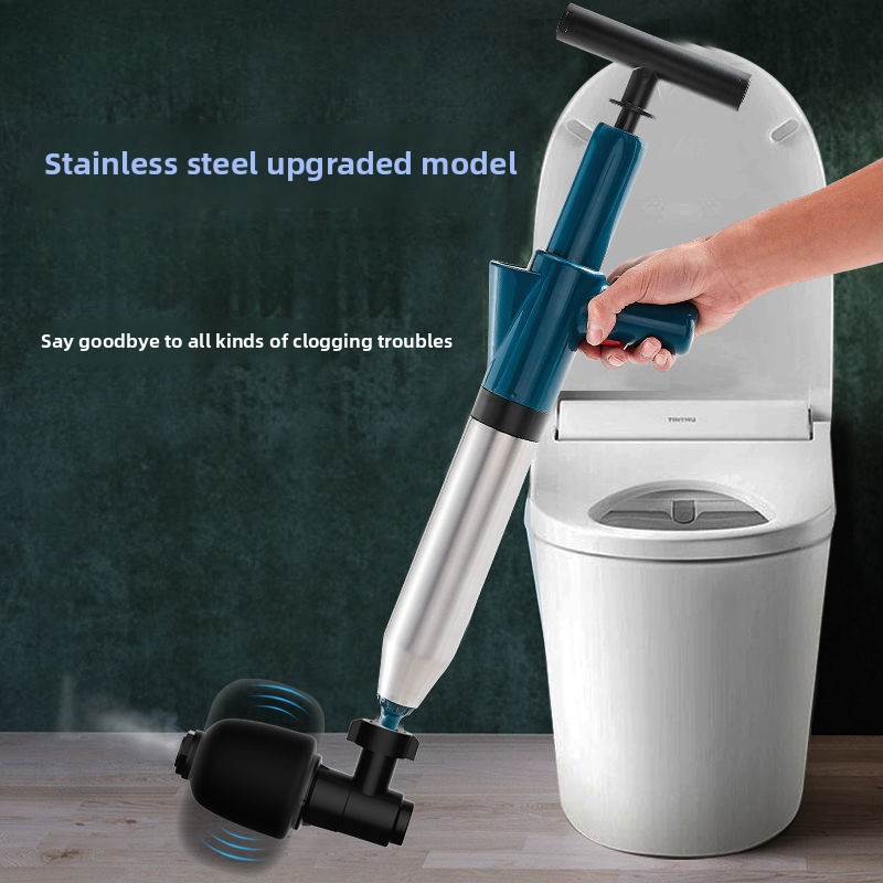 高圧エアドレンブラスター 浴室シンク下水道排水詰まり除去ツー - Plunger Toilet のレビューと価格