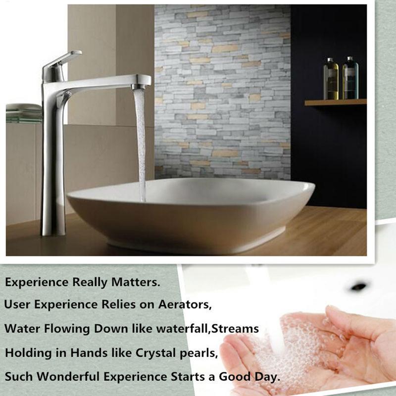 1pc 節水蛇口エアレーター交換部品挿入シンクエアレーター洗 - Basin Mixer Tap のレビューと価格