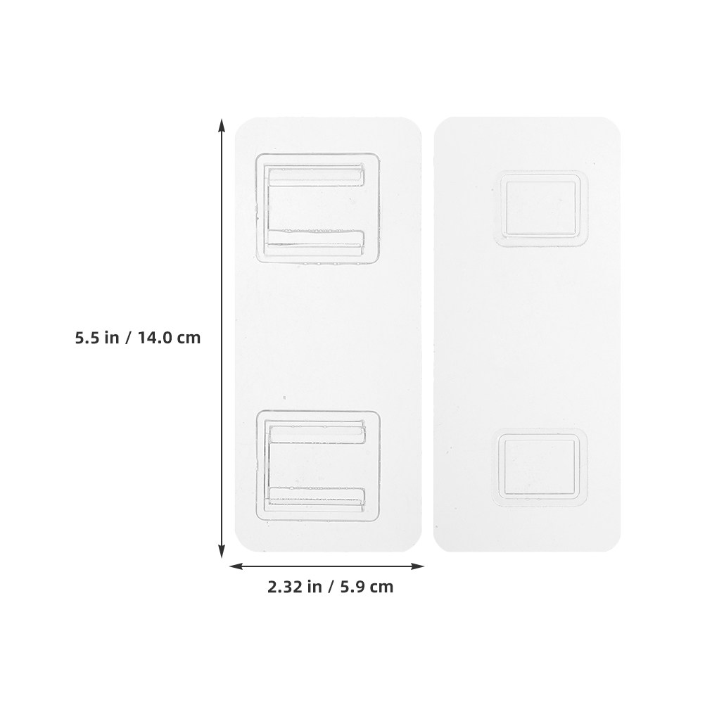 透明な壁掛けフック20個セット。強力な粘着力で、壁を傷つけず - Home Bathroom Organizer のレビューと価格