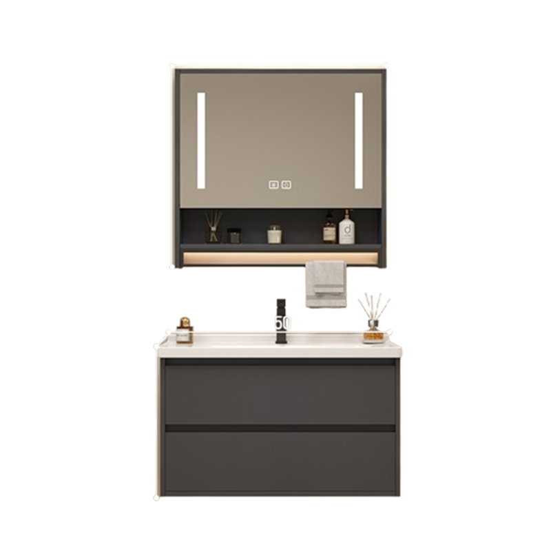 セラミック製トイレ洗面化粧台ヴィンテージ仕切り化粧台グレーの - Home Bathroom Vanity Combo のレビューと価格