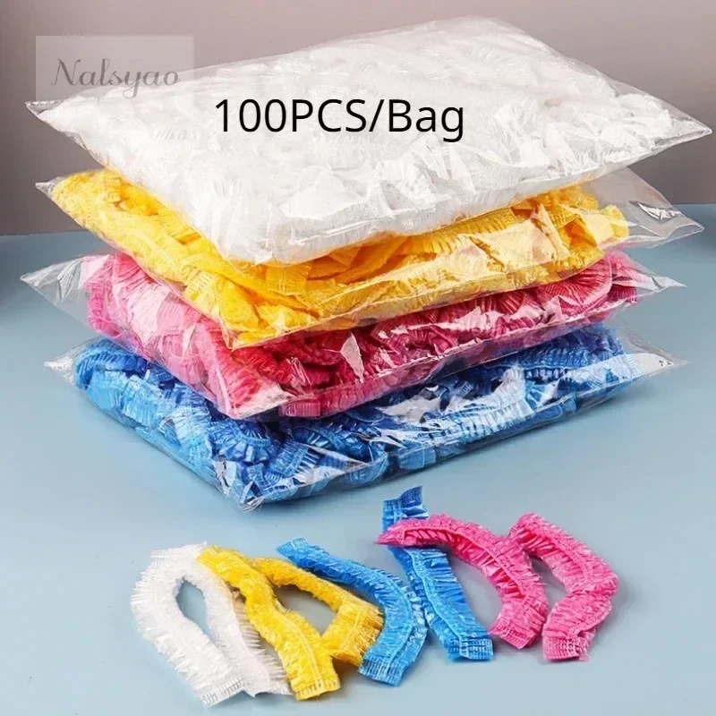 使い捨てシャワーキャップ。透明で防水性があり、浴室、自宅、旅 - Home Essentials Bathroom Storage のレビューと価格