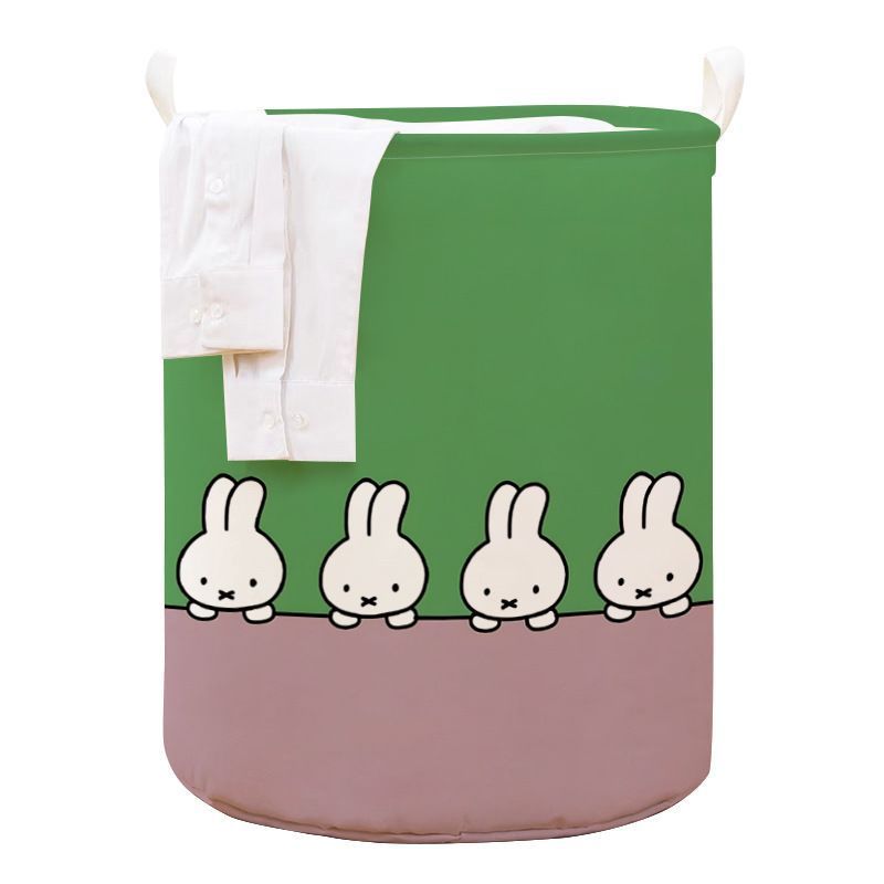 かわいいミッフィー漫画柄汚れた服入れバスケット折りたたみ式イ - Home Edit Bathroom Storage のレビューと価格